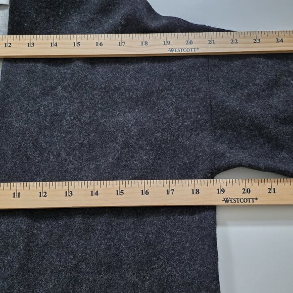 Babaton Lance Cardigan Womens L Gray LS Wool Blend Open Front Pockets Lagenlook - Picture 5 of 16